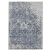 Diamond Carpets koberce Ručně vázaný kusový koberec Diamond DC-JK 3 Silver/blue - 180x275 cm