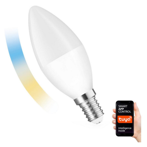 LED Stmívatelná žárovka E14/5W/230V 2700-6500K Wi-Fi Tuya Donoci