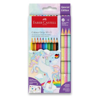 Pastelky Faber-Castell Colour Grip Unicorn souprava, 13 ks Faber-Castell