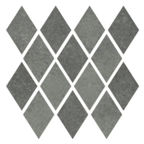 Mozaika Cir Materia Prima hunter green rombo 25x25 cm lesk 1069898