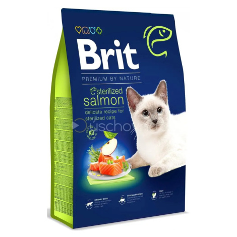 Brit Premium by Nature Cat. Sterilized Salmon, 8 kg