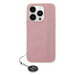 Kryt Karl Lagerfeld KLHCP15SPSAKDGCP iPhone 15 6.1" pink hardcase Saffiano Rhinestones & Charm (