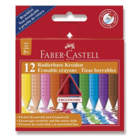 Vosk.pastelky Faber Castell Plastic Colour 12 ks Faber-Castell