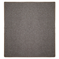 Vopi koberce Kusový koberec Porto hnědý čtverec - 150x150 cm