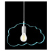 Stropní svítidlo TooLight Cloudie modrá