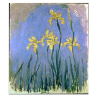 Obrazová reprodukce Yellow Irises; Les Iris Jaunes, c.1918-1925, Monet, Claude, 35x40 cm