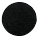 4sleep kusový koberec Kamel kruhový černý