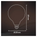 Calex Calex Smart E27 G125 7,5W LED filament 1055lm CCT