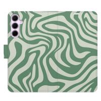 iSaprio Flip pouzdro Zebra Green 02 pro Samsung Galaxy A35 5G