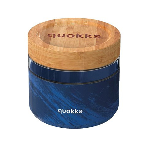 Quokka Skleněná dóza na potraviny Deli Wood Grain, 820 ml