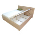 Dřevěná postel Isia, 160x200, dub