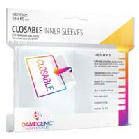 Obaly na karty Gamegenic Closable Inner Sleeves Clear - 100 ks