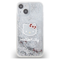 Zadní kryt Hello Kitty Liquid Glitter Electroplating Head Logo pro Apple iPhone 12/12 Pro, trans