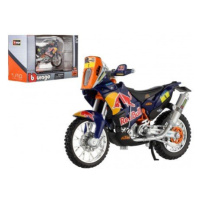 Motorka Bburago KTM 450 Rally (Dakar Rally)  kov/plast 12cm v krabičce 17x11x7cm