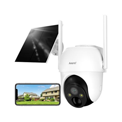 ARENTI GO2T Wi-Fi 3MP/2K UHD PTZ Battery Camera + solar panel