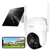 ARENTI GO2T Wi-Fi 3MP/2K UHD PTZ Battery Camera + solar panel