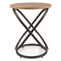 Signal Příruční stolek EOS E | černý mat Barva: Dub artisan