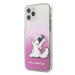 Karl Lagerfeld KLHCP12LCFNRCPI hard silikonové pouzdro iPhone 12 Pro MAX 6.7" pink Choupette fun