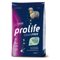 Prolife Dog Grain Free Sensitive Adult Medium/Large Fish & Potato - 10 kg