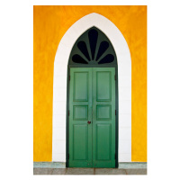 Fotografie The Ancient door Europe style at, cbenjasuwan, 26.7 × 40 cm