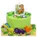 Dekora dortová svíčka - Dinosaurus - 2D