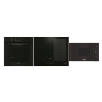 MIELE H 2861-1 BP Black 125 Edition + MIELE KM 7466 FR 125 Edition + MIELE M 2230 SC