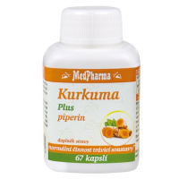 Medpharma Kurkuma Plus piperin 67 kapslí