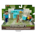 Minecraft  8 cm figurka dvojbalení steve a obrněný kůň, mattel hdv39