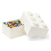LEGO úložný box 6 - bílá