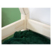 Benlemi Dětská dřevěná postel NAKANA ve tvaru teepee s bočnicí Zvolte barvu: Bílá, Zvolte rozměr
