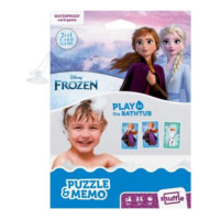 2v1 Puzzle Domino voděoodlné do vany Frozen