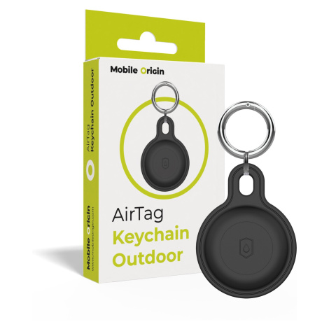 Mobile Origin Airtag Outdoor KeyChain Black