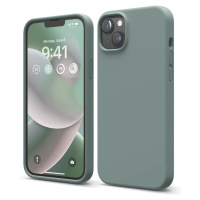 elago Silicone Case pro iPhone 14 Plus Midnight Green Zelená