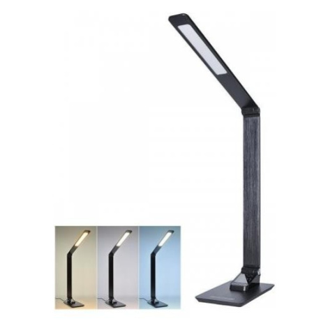 WO59-B - LED Stmívatelná stolní lampa s displejem LED/8W/230V černá Donoci