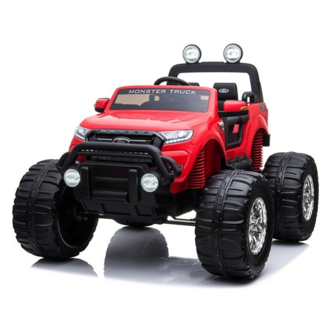 mamido Elektrické autíčko Ford Ranger Monster 4x4 LCD MP4 červené
