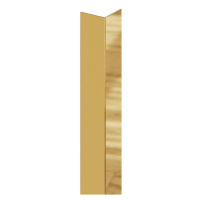 Lišta Eviso rohová zlatá lesklá 270 cm nerez KAGM0002