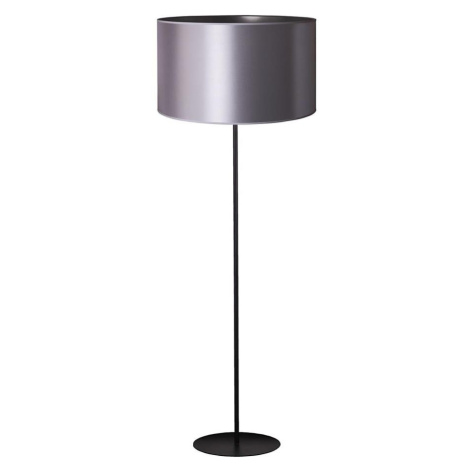 - Stojací lampa CANNES 1xE27/15W/230V pr. 45 cm stříbrná/černá Donoci