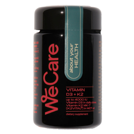 WeCare about your HEALTH vitamin D3+K2 120 kapslí