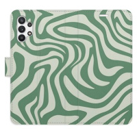 iSaprio Flip pouzdro Zebra Green 02 pro Samsung Galaxy A32