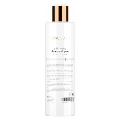 Ekseption all-in-one cleanse & peel - Čistící a odličovací mléko 400 ml