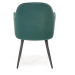 Jídelní židle SCK-464 tmavě zelená/černá