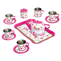 Bino Dětská čajový set růžový