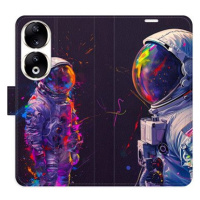 iSaprio Flip pouzdro Neon Astronaut 02 pro Honor 90 5G