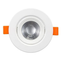 Výklopné podhledové bodové LED 7 W kruh teplá 9 cm