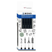 Tombow Fineliner MONO drawing pen - sada Bold 4ks KALIA paper, s.r.o.