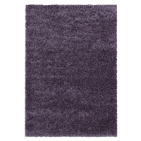 Ayyildiz koberce Kusový koberec Sydney Shaggy 3000 violett - 140x200 cm