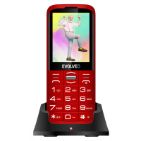 Evolveo EasyPhone XO s nabíjecím stojánkem, červená - SGM EP-630-XOR