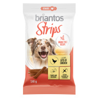 Briantos Strips bez obilnin s kuřecím, 4 x 140 g - 20 % sleva - 4 x 140 g