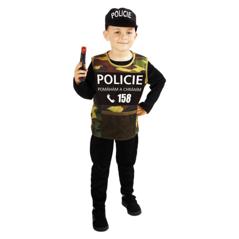 Rappa Dětský kostým Policie, vel. M