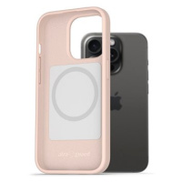 AlzaGuard Magsafe Silicone Case pro iPhone 15 Pro růžový